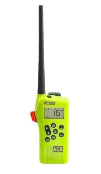 Acr 2828 Multi Channel Gmdss W/ Rechargeable Battery Sr203 1