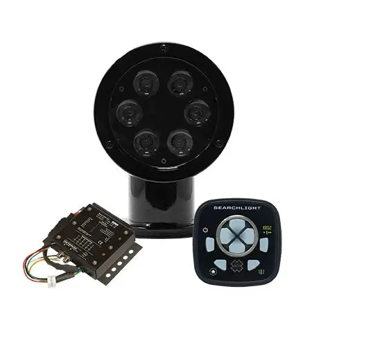 Acr Rcl50 Led Searchlight Wired Control Black Housing 12/24Vdc 1