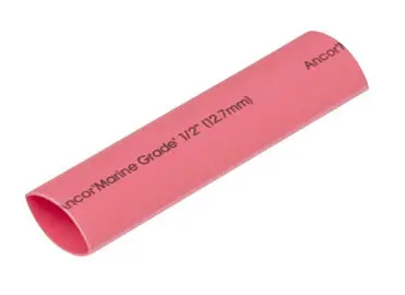 Ancor 1/2In X 48In Red Heat Shrink Tubing 1