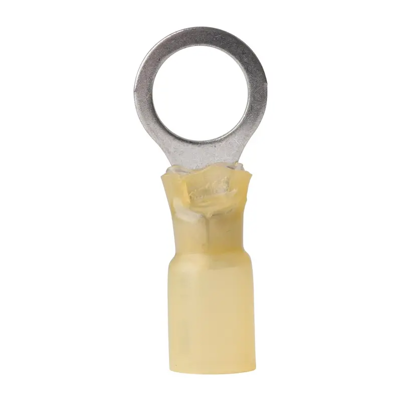 Ancor 12-10 3/8 Ring Terminal Heat Shrink Yellow 100 Pack 1