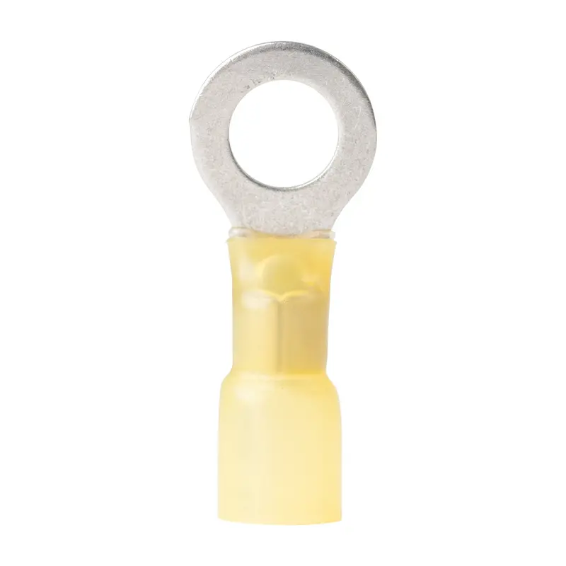 Ancor 12-10 5/16 Ring Terminal Heat Shrink Yellow 25 Pack 1