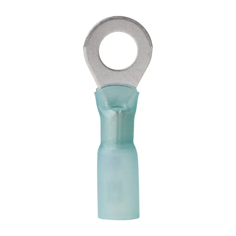 Ancor 16-14 1/4 Ring Terminal Heat Shrink Blue 25 Pack 1