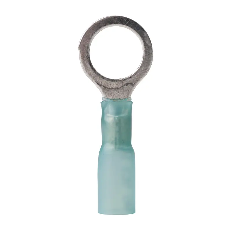 Ancor 16-14 3/8 Ring Terminal Heat Shrink Blue 100 Pack 1