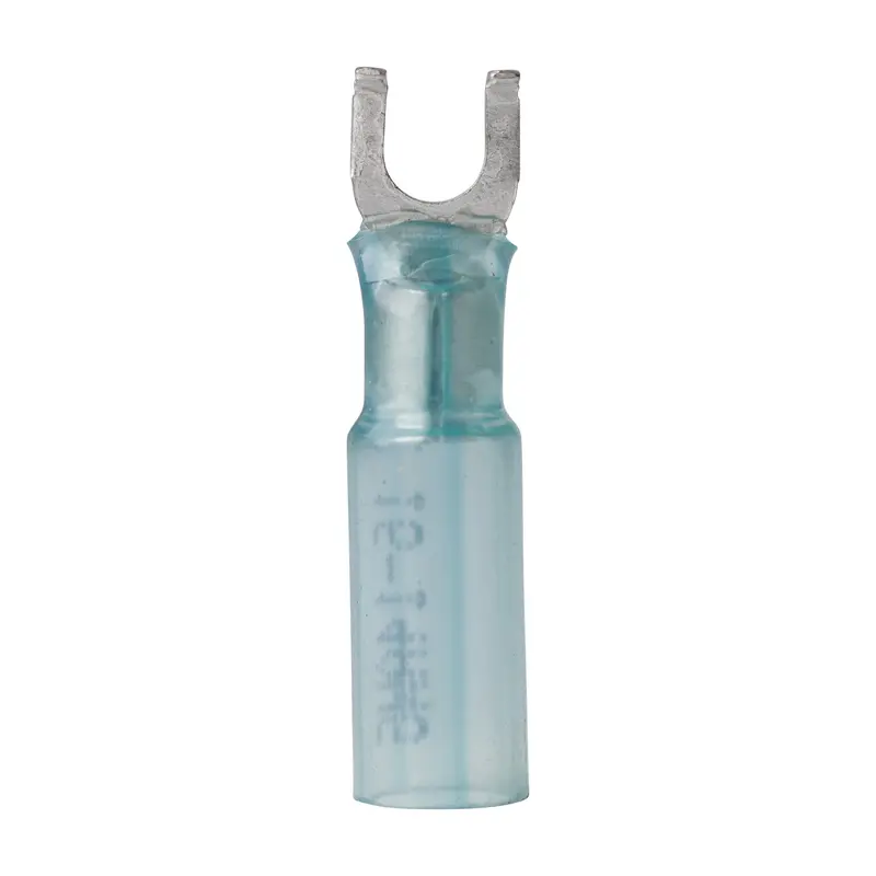 Ancor 16-14 #8 Spade Heat Shrink Blue 100 Pack 1