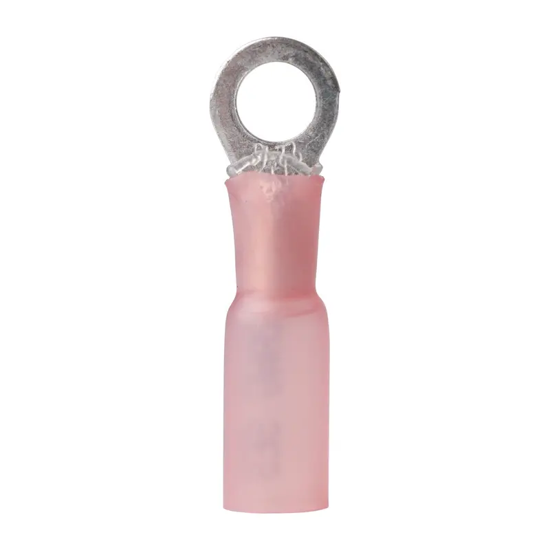 Ancor 22-18 #10 Ring Terminal Heat Shrink Red 25 Pack 1