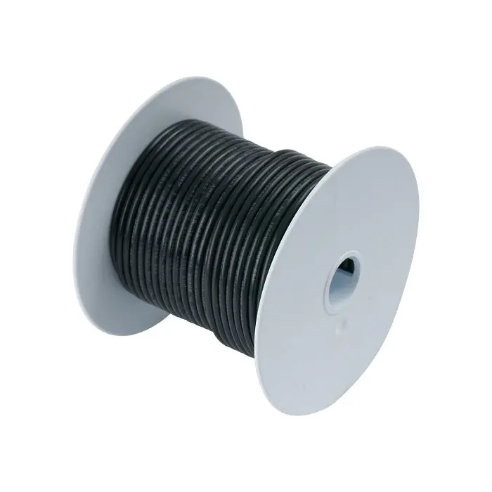 Ancor #4 Black 100Ft Spool Tinned Cooper 1