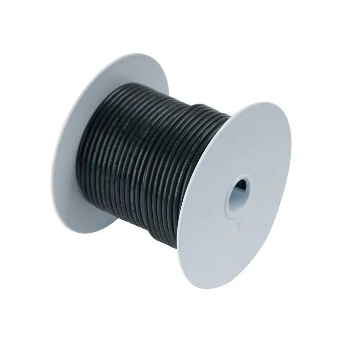 Ancor #4 Black 50Ft Spool Tinned Cooper 1