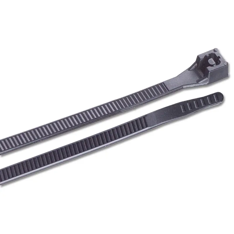 Ancor 6" Uv Black Standard Cable Zip Ties - 100 Pack [199249] 1