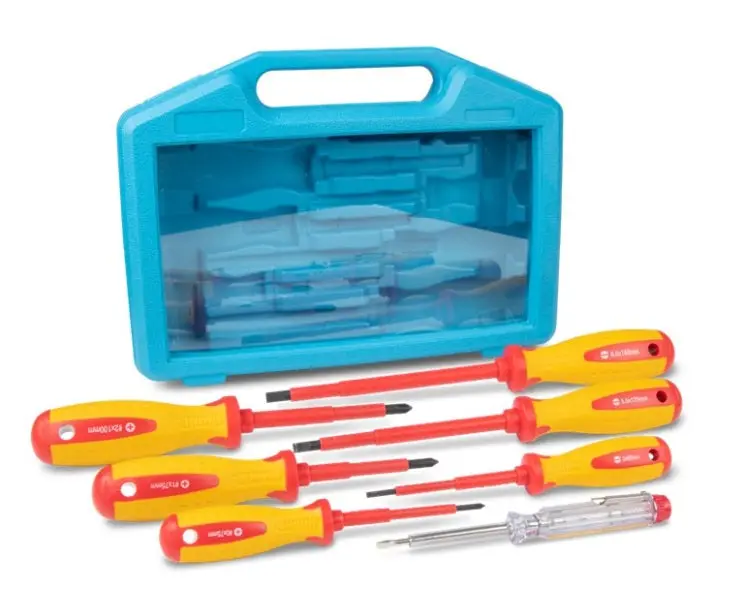 Ancor 7Pc Screwdriver Set With Case, Insulated 1