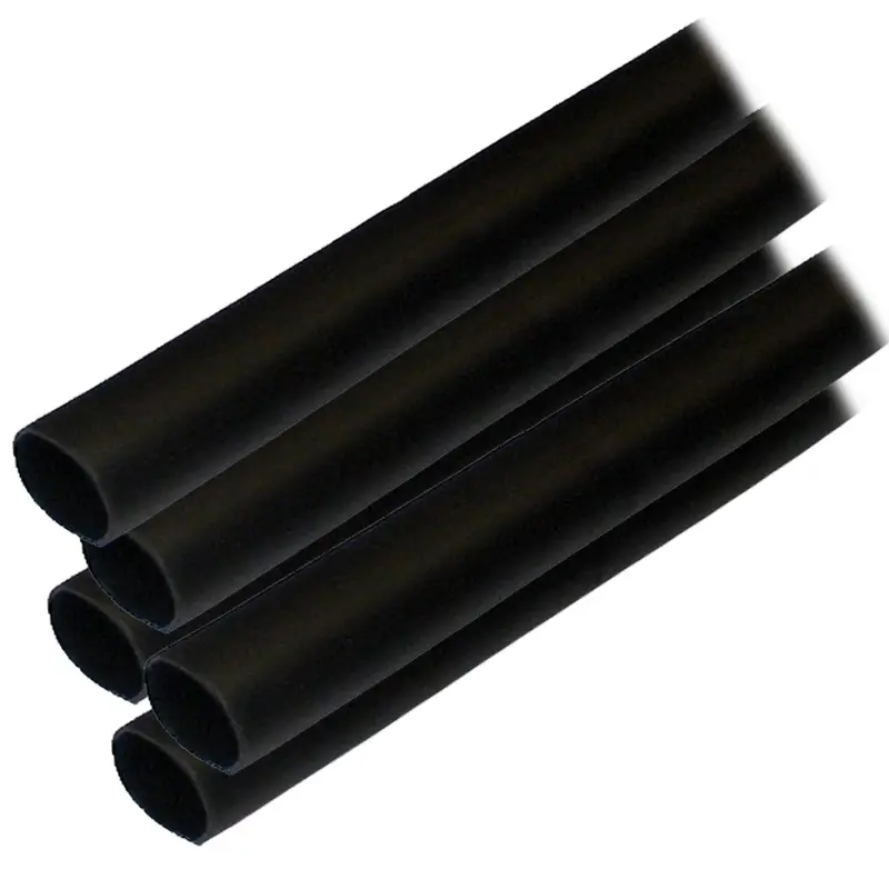Ancor Adhesive Lined Heat Shrink Tubing (Alt) - 1/2" X 6" - 5-Pack - Black [305106] 1
