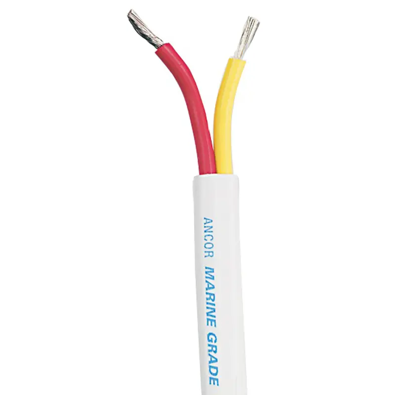 Ancor Safety Duplex Cable - 12/2 Awg - Red/Yellow - Flat - 500' [124350] 1