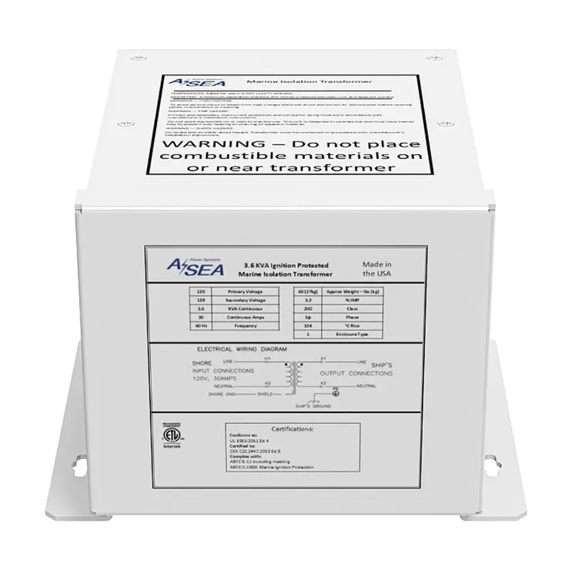Asea Power Systems 3.6 Kva Isolation Transformer [634003] 1