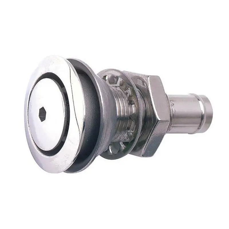 Attwood 316 Stainless Steel Alloy Flush Mount Fuel Vent - Straight Vent [66031-3] 1