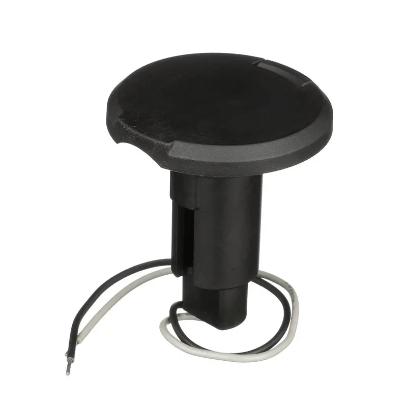 Attwood 910R Series Round Base 2-Pin Black Composite Cover 1