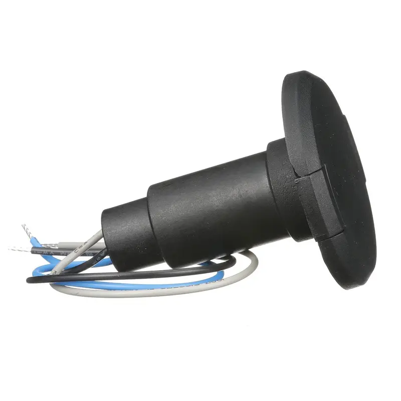 Attwood 910R Series Round Base 3-Pin Black Composite Cover 1