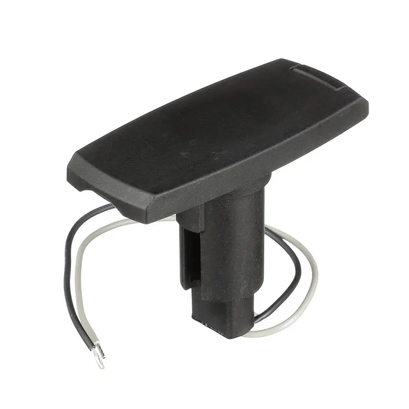 Attwood 910V Series Rectangle Base 2-Pin Black Composite Cover 1