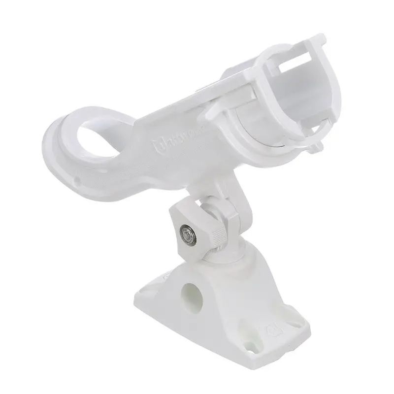 Attwood Heavy-Duty Adjustable Rod Holder W/Combo Mount - White [5009W4] 1