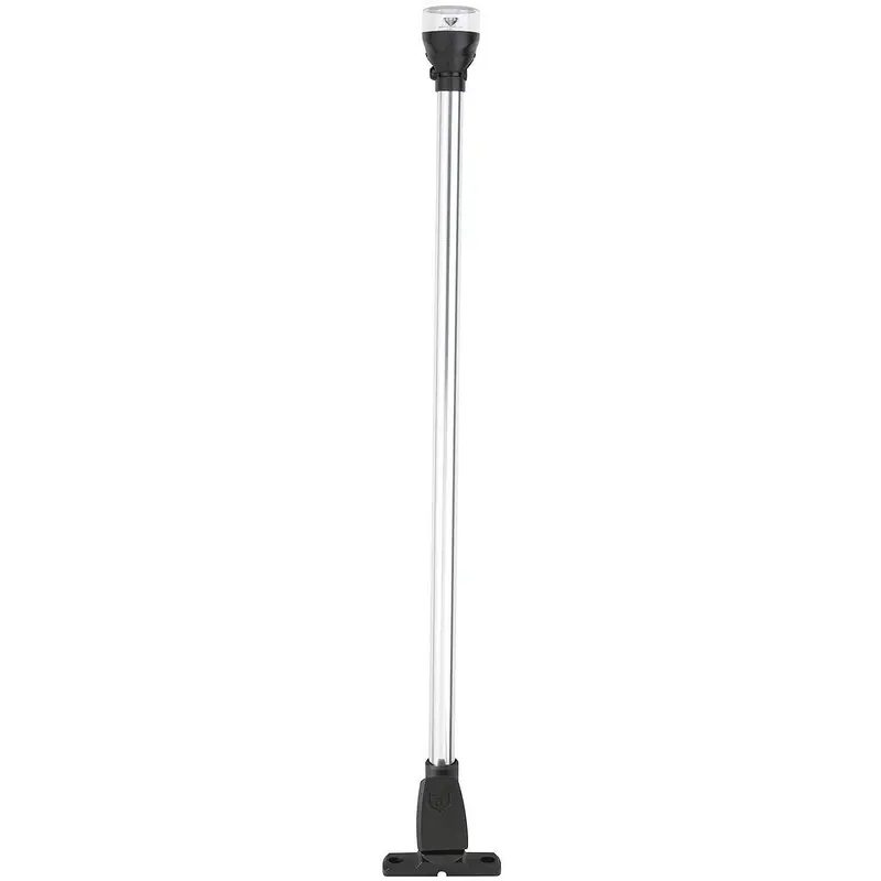 Attwood Lightarmor All-Round 12In Aluminum Pole Black Composite Base 1