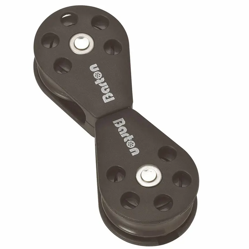 Barton Plain Bearing Pulley Block Back To Back Swivel Block - Size 1, 30Mm [N01280] 1