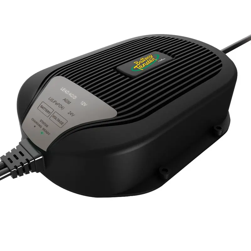 Battery Tender 12V/24V, 5/2.5A Weather Resistant Battery Charger [022-0258-Dl-Wh] 1