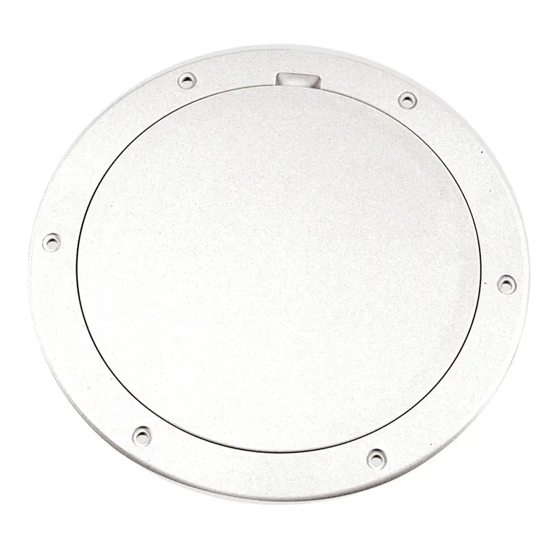 Beckson 6" Smooth Center Pry-Out Deck Plate - White [Dp61-W] 1