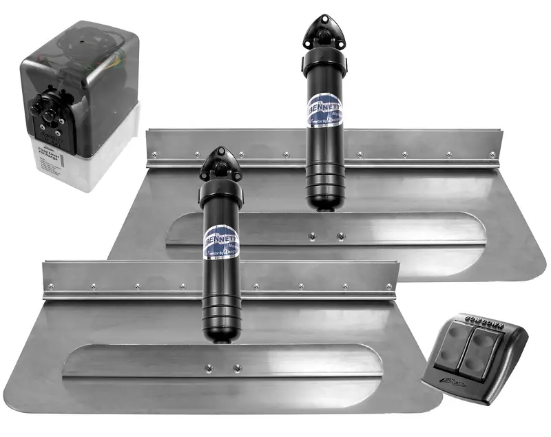 Bennett 24X12 Trim Tabs W/Euro Waterproof Rocker 1