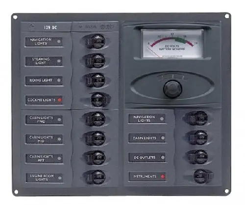 Bep 902-Am 12 Way Dc Circuit Breaker Panel 1