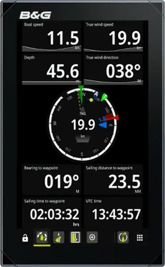 B&G Nemesis 12 Sailing Display 1