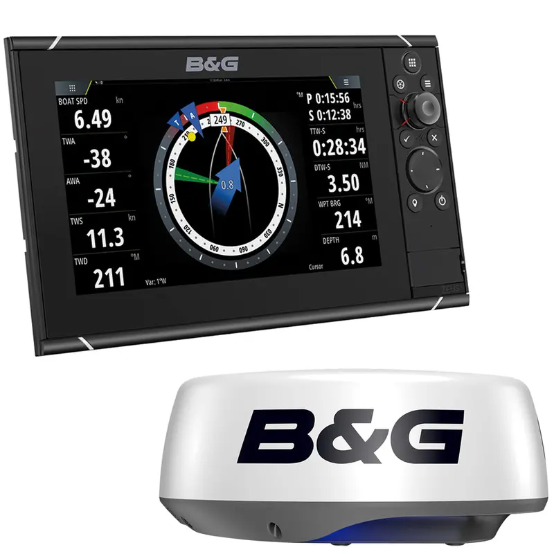 Bg Zeus 3S 12 Combo Multi-Function Sailing Display Radar Bundle Halo20+ 20" Radar Dome - No Hdmi Video Outport [000-15562-002] 1
