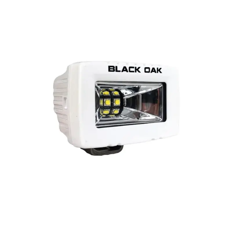 Black Oak 2" Marine Spreader Light - Scene Optics - White Housing - Pro Series 3.0 [2-Ms-S] 1
