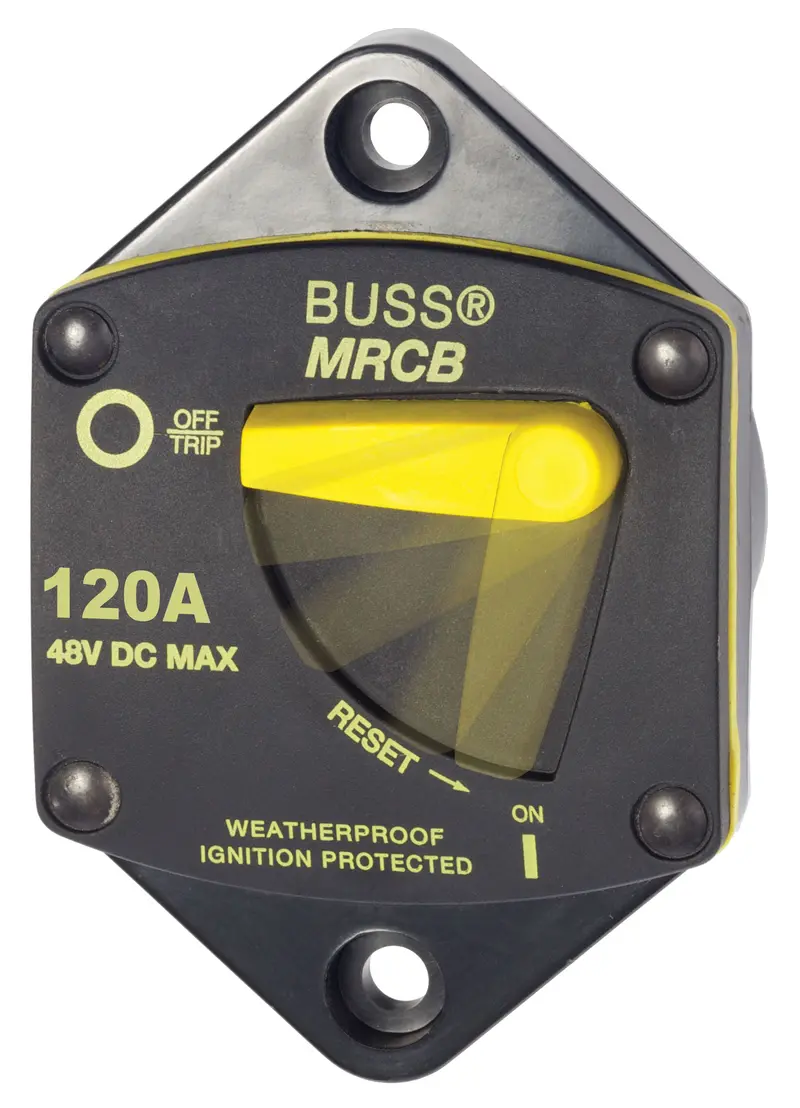 Blue Sea 187-Series 120 Amp Circuit Breaker Panel Mount 1