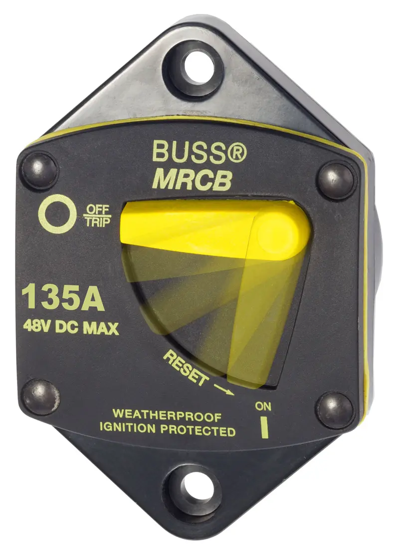 Blue Sea 187-Series 135 Amp Circuit Breaker Panel Mount 1