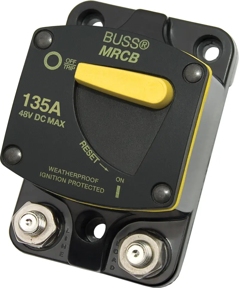 Blue Sea 187-Series 135 Amp Circuit Breaker Surface Mount 1
