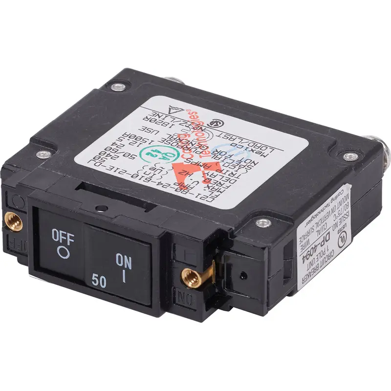 Blue Sea 7459 Ul-489 Circuit Breaker - 50A Flat Rocker [7459] 1