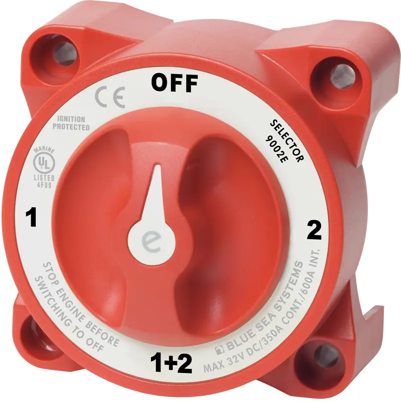 Blue Sea E-Series Battery Switch 1-Off-2-Both With Afd 1