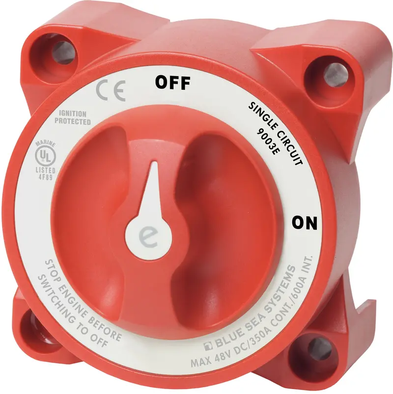 Blue Sea E-Series Battery Switch On-Off 1