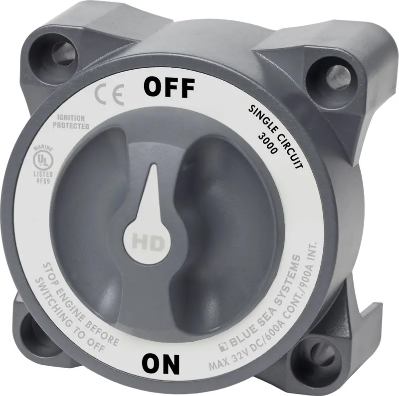 Blue Sea Hd-Series Battery Switch On/Off 600A 1