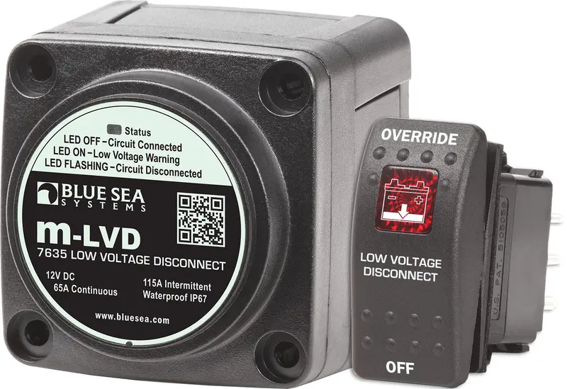 Blue Sea M-Lvd Low Voltage Disconnect 12Vdc 1