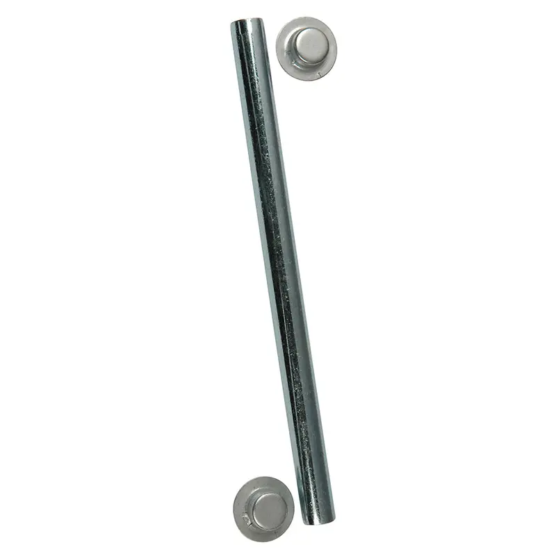 C.E. Smith Package Roller Shaft 1/2" X 6-1/4" W/Cap Nuts - Zinc [10701A] 1