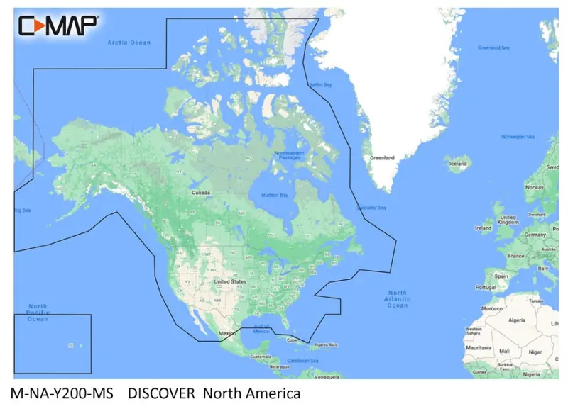 C-Map Discover Microsd North America 1