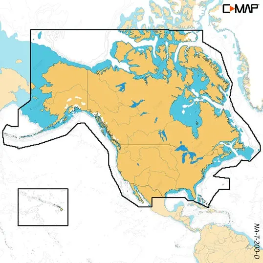 C-Map Discover X Coastal North America Microsd 1
