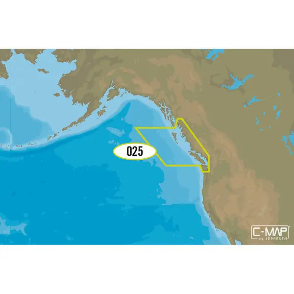 C-Map M-Na-D025 4D Microsd Canada West Including Puget Sound 1