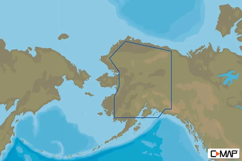 C-Map M-Na-D029 4D Microsd Alaska Lakes 1