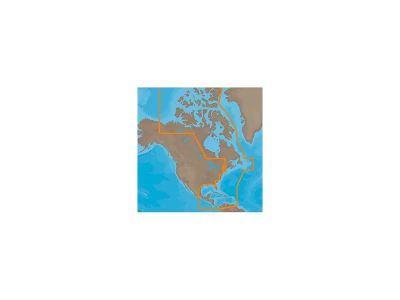 C-Map M-Na-D033 4D Microsd Atlantic Coast, Gulf Of Mexico Caribbean 1