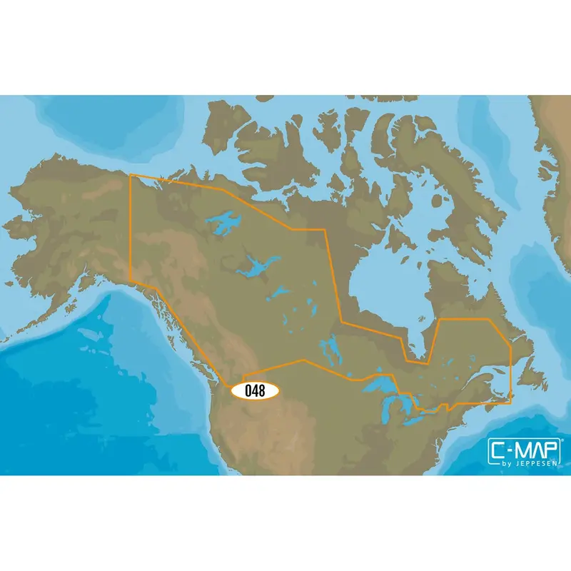 C-Map M-Na-D048 4D Microsd Canada Lakes 1