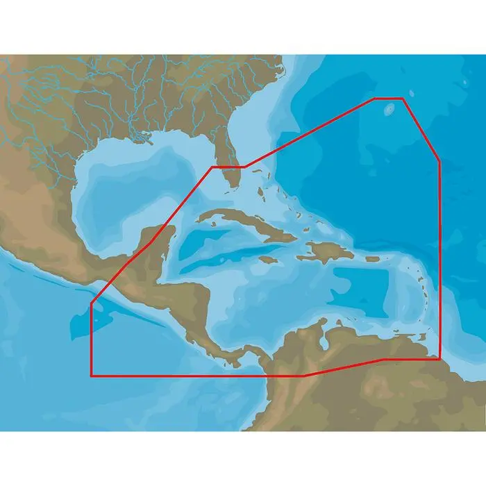 C-Map M-Na-D065 4D Microsd Caribbean & Central America 1