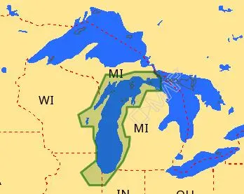 C-Map M-Na-D931 4D Local Lake Michigan 1
