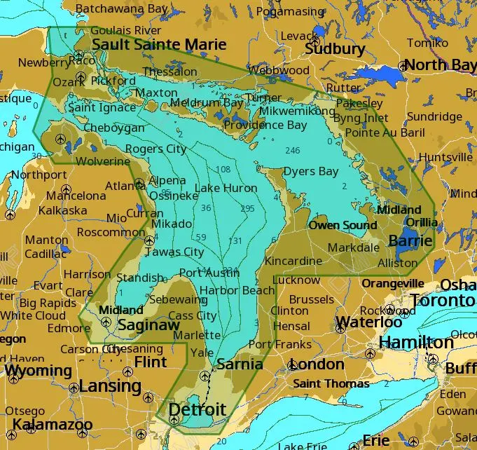 C-Map M-Na-D932 4D Local Lake Huron And Georgian Bay 1