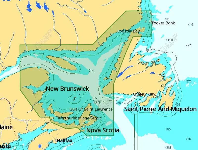 C-Map M-Na-D936 4D Local Gulf Of St Lawrence 1