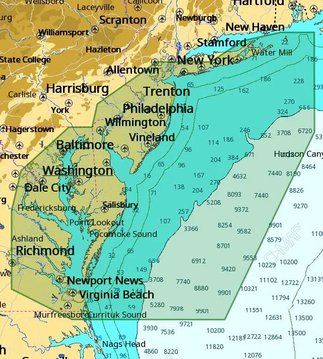 C-Map M-Na-D941 4D Local Block Island - Norfolk 1